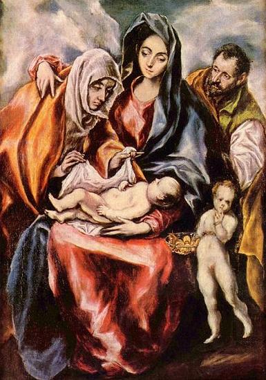 El Greco Hl. Familie oil painting picture